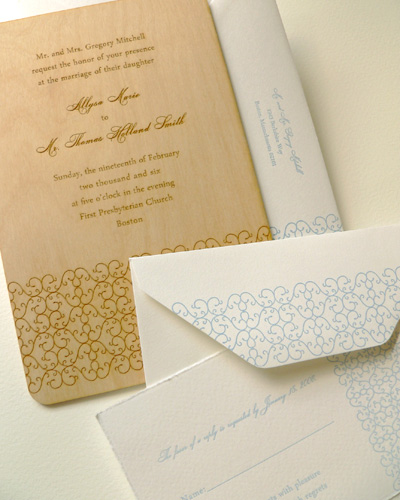 Oh So Beautiful Paper A Paper Blog Unique and Custom Wedding Invitation