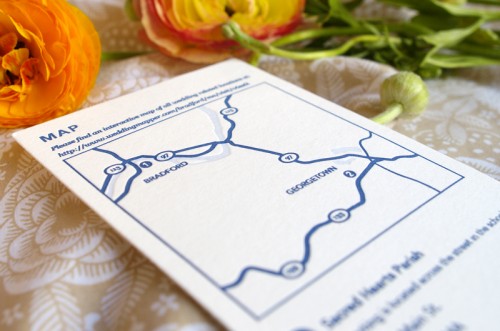 Blue-White-Letterpress-Pocketfold-Wedding-Invitation 5101910 500x331 Alyson + Jamess Classic Blue Wedding Invitations
