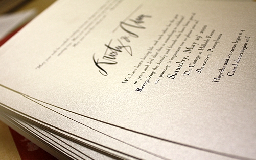 our renewal invitations
