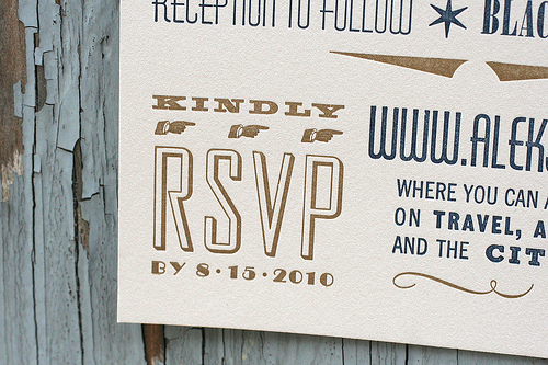 poster wedding invitations