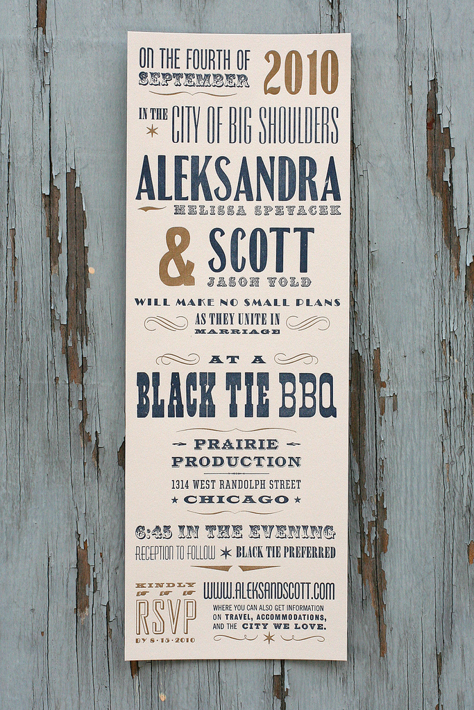 starshaped press vintage type poster wedding invitations 500x749 Aleksandra