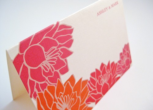 Tropical-Floral-Red-Orange-Thank-You-Cards Tropical-Floral-Red-Orange-Thank-You-Cards