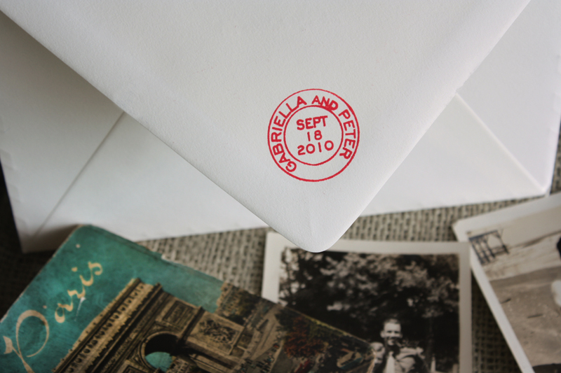 Vintage Travel Airmail Wedding Invitation Envelope Stamp X Vintage