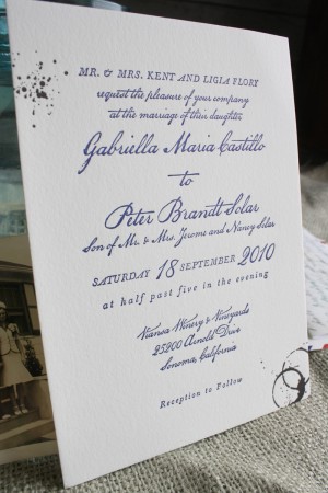  along with the invitation text in keeping with the overall feel of an 