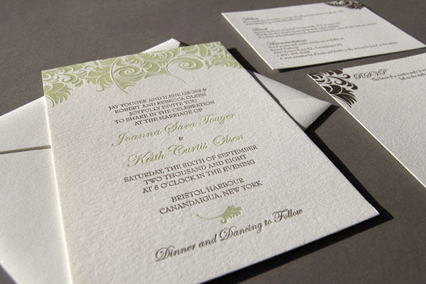Pistachio Press Letterpress Wedding Invitations Damask2 500x333 Wedding 