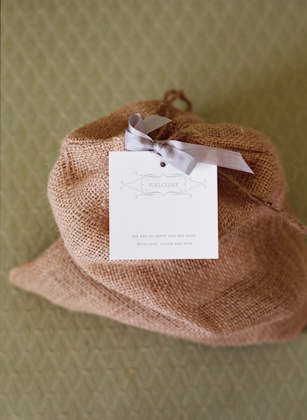  Wedding Invitations burlap letterpress favor bags 300x410 Jillians 
