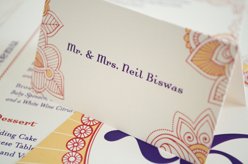 hello tenfold hindu wedding escort cards The Printing Process Digital 