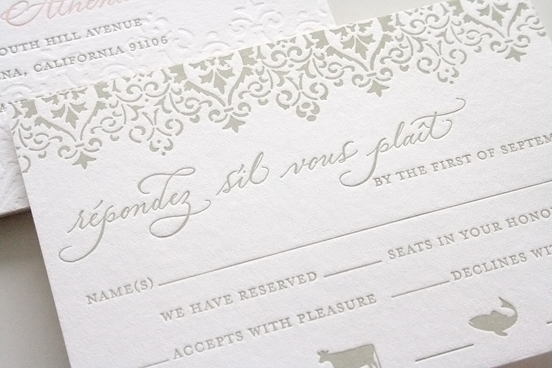Such a beautiful and romantic yet totally classic wedding invitation