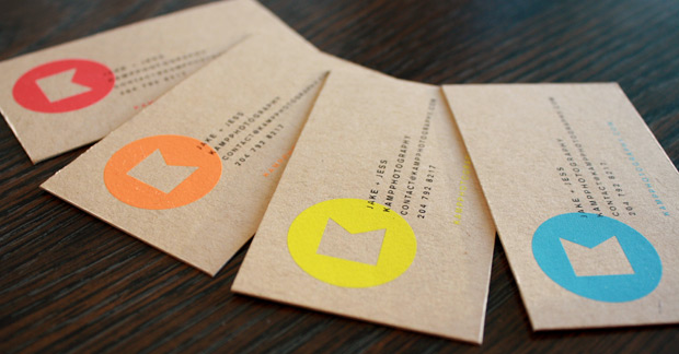 Brown Kraft Paper Business Cards