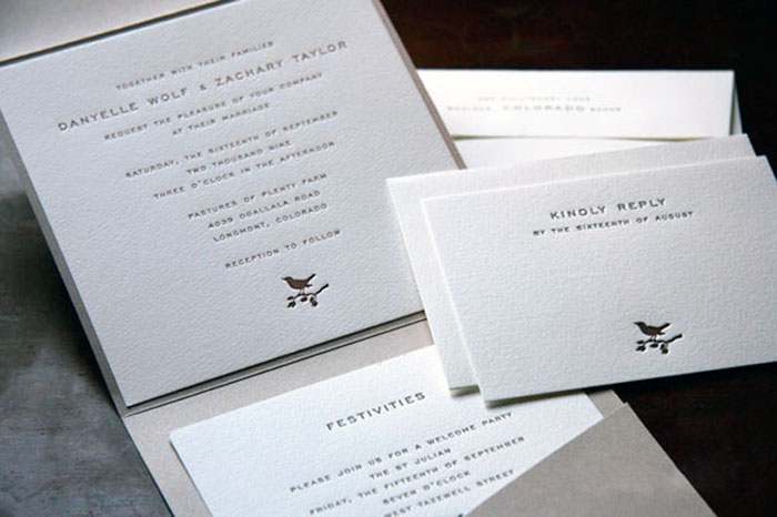page stationery classic wedding invitation square pocket 500x332 Wedding 