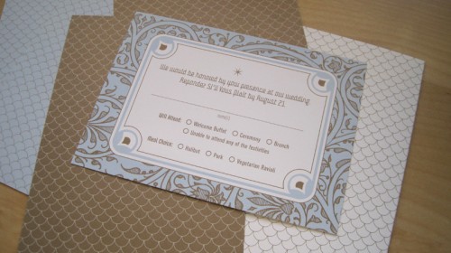 Art-Deco-Wedding-Invitations-RSVP Art Deco Wedding Invitations RSVP 500x280 Art Deco Garden Party Wedding Invitations