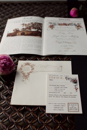 Newspaper-Wedding-Invitation-Suite Newspaper-Wedding-Invitation-Suite