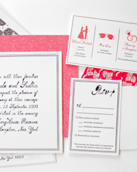 Mr-Boddington-Studio-Pink-Black-Silhouette-Wedding-Invitation