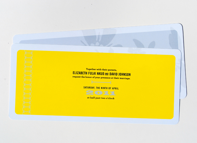 Yellow Black White Converse Wedding Invitations2 500x361 Modern Wedding 