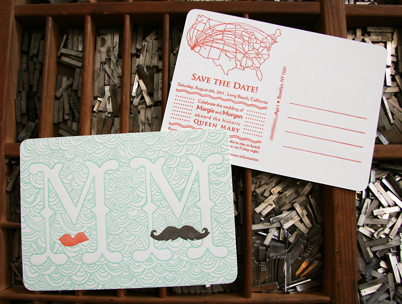 From Kathryn This save the date card is for a destination wedding 