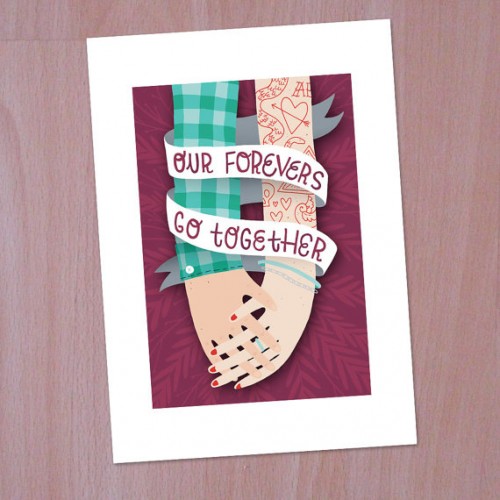 Our Forevers Go Together Print 500x500