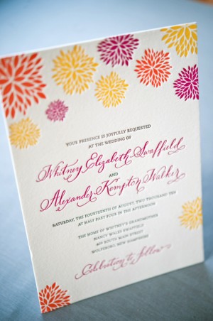 Letterpress Calligraphy Wedding Invitations2 300x452