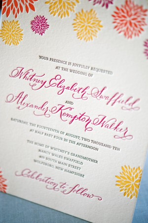 Letterpress Calligraphy Wedding Invitations3 300x452