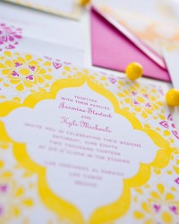 Custom Non-Traditional Letterpress Wedding Invitations by Fig 2 Design
