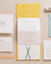 Custom Letterpress Wedding Invitations by Regas New York