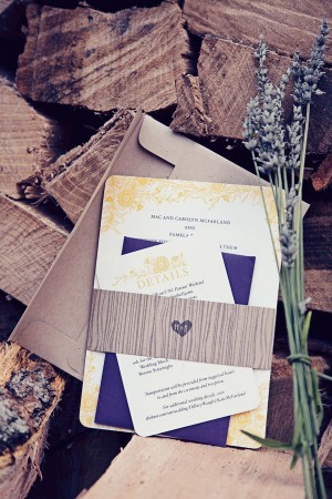 purple yellow floral woodsy wedding hellotenfold 300x450