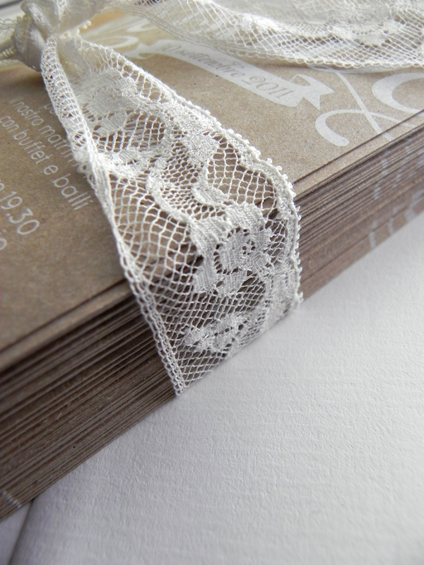  wrap your ceremony programs in lace for a beautiful presentation and to 
