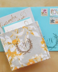 DIY Hand Stamp Invitations