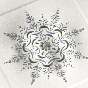 Crane Co Stationery Engraved Holiday Card Snowflake2 300x300