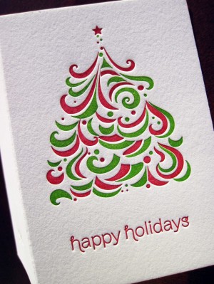 Kiss Punch Happy Holiday Card 300x399