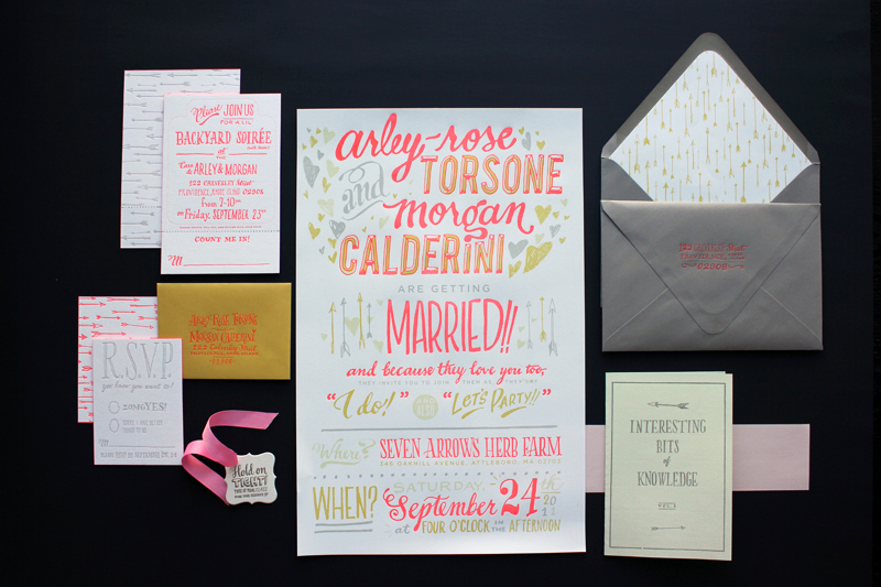 Check out ArleyRose and Morgan 39s wedding invitations right here