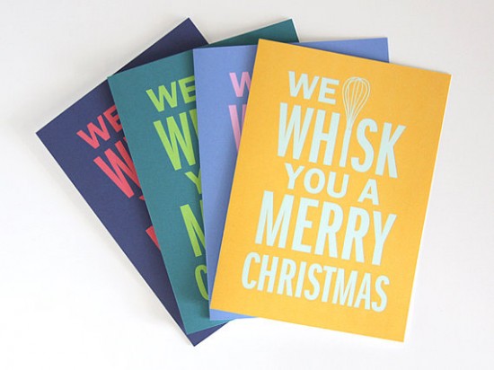 We Whisk You A Merry Christmas Card 550x412