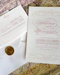 Elegant-Pink-Letterpress-Brooklyn-Wedding-Invitations