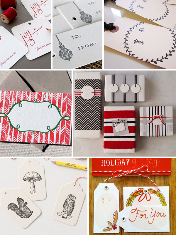 Gift Tag Ideas Inspiration1 Holiday Gift Wrap Inspiration Part 4