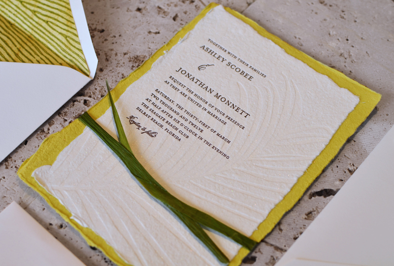 Seagrass Letterpress Wedding Invitations Ten Lines Pica2 550x371 Ashley 