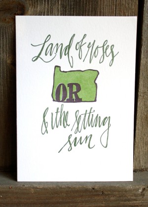 One Canoe Two Letterpress State Prints via Oh So Beautiful Paper (4)