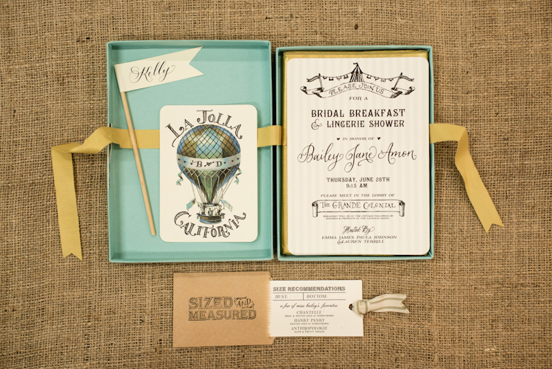 Bridal Shower Invitations by Antiquaria via Oh So Beautiful Paper (3)