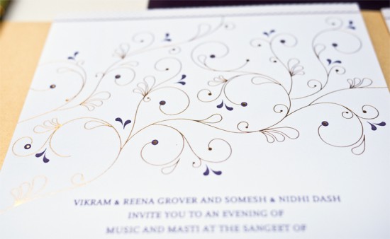 Hindu Wedding Invitations by Rashi Birla via Oh So Beautiful Paper (5)