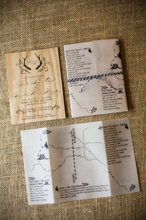 Rustic Wooden Wedding Invitations by Fourth Year Studio via Oh So Beautiful Paper (3)