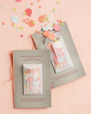 Day-Of Wedding Stationery Inspiration and Ideas: Confetti via Oh So Beautiful Paper (5)