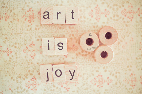 JoyHey: Art is Love via Oh So Beautiful Paper