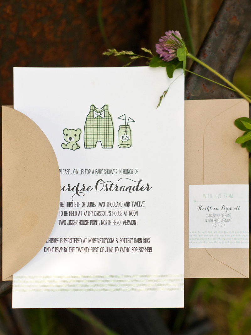 ... Baby Shower Invitations by Christa Alexandra via Oh So Beautiful Paper