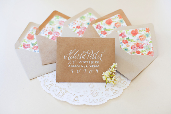 Lace Bridal Shower Invitations by Kara Anne Design via Oh So Beautiful ...