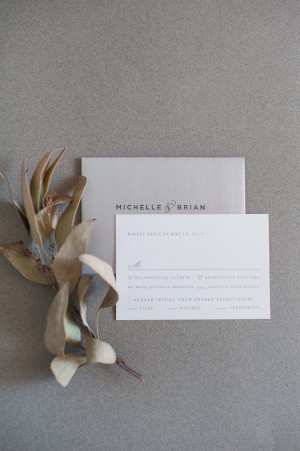 Classic Silver Foil Wedding Invitations by Carina Skrobecki via Oh So Beautiful Paper (3)