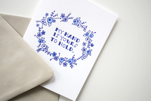 Behind the Stationery: Illustrated and Hand Painted Letterpress Stationery by Printerette Press / Oh So Beautiful Paper