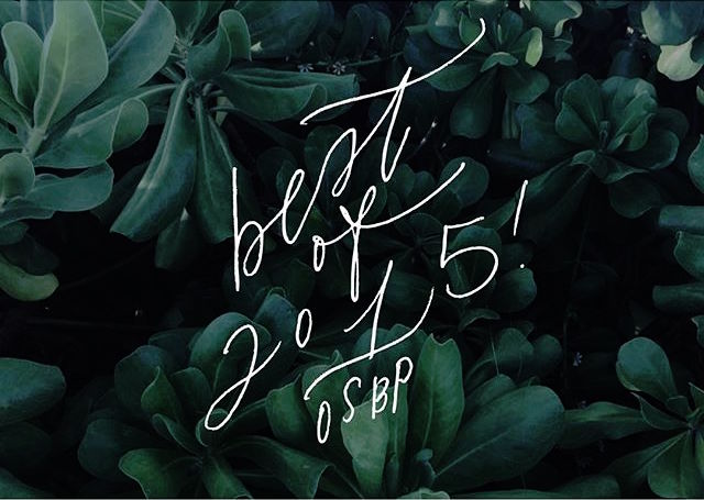 Oh So Beautiful Paper: The Best of 2015 / Calligraphy by Cast Calligraphy