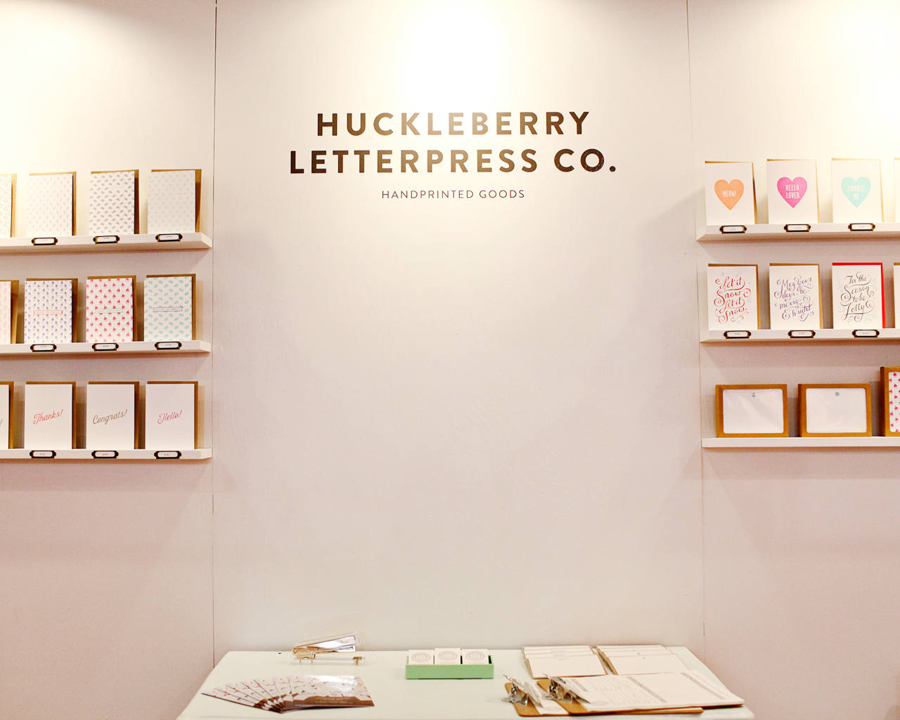 NSS 2016: Huckleberry Letterpress Co. / Oh So Beautiful Paper