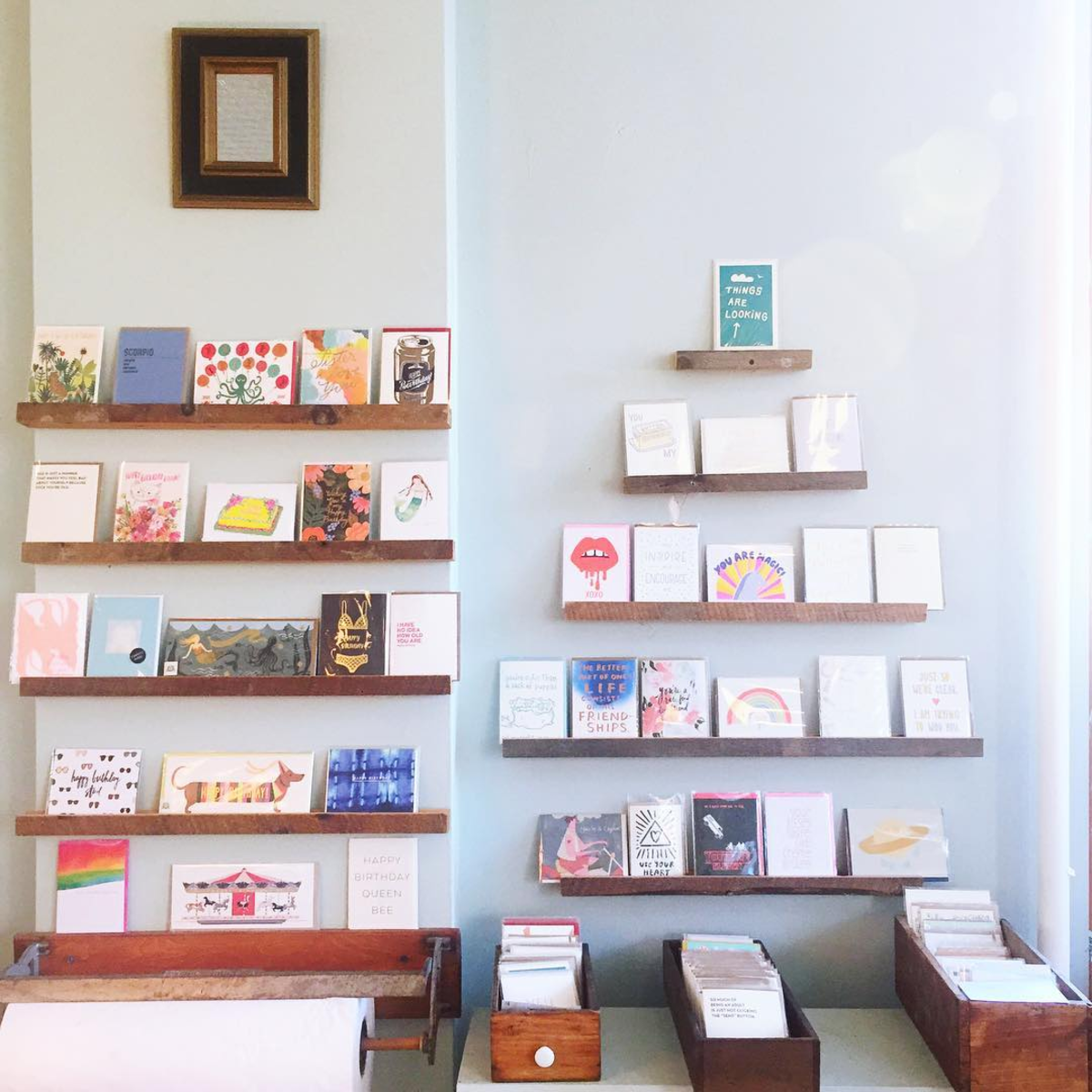 Clementine Card Wall / Oh So Beautiful Paper