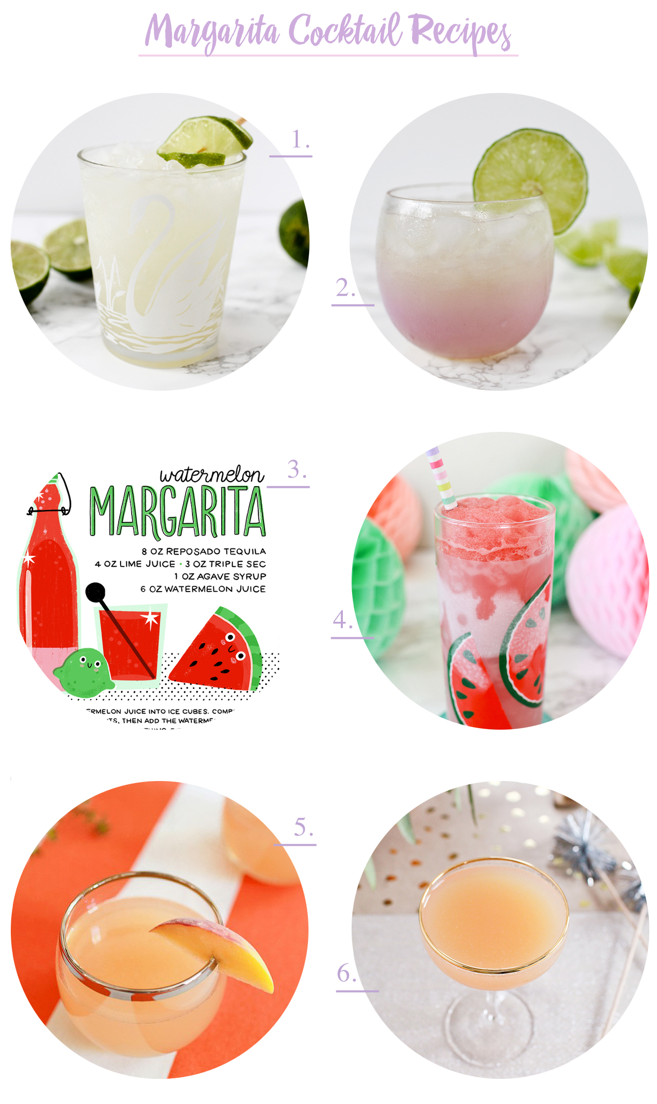 Margarita Cocktail Recipes