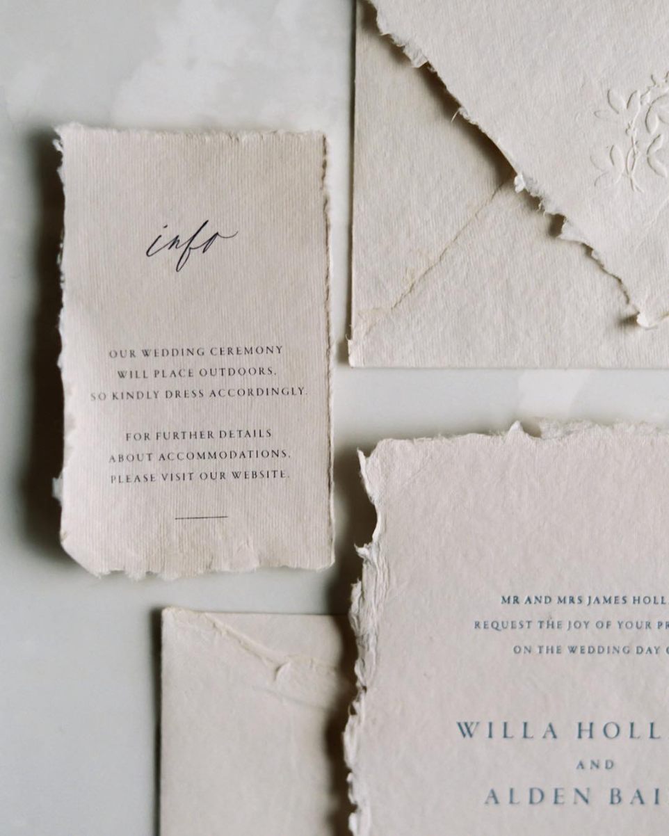 Idyll Paper Wedding Invitation