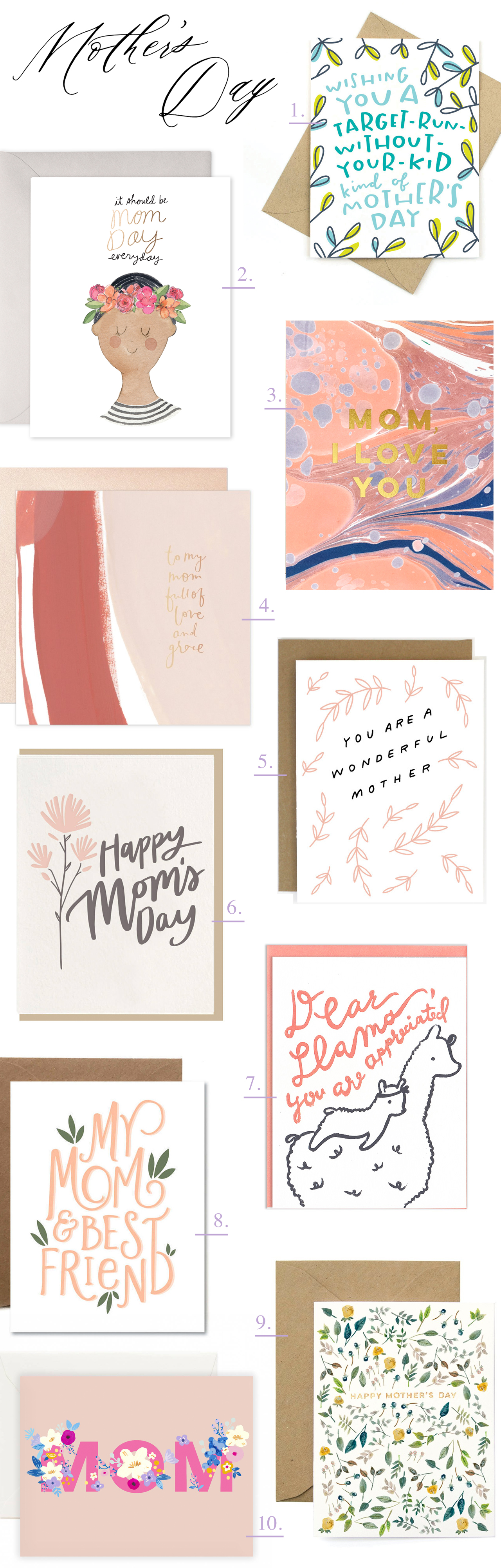 Ten Awesome Mother's Day Cards